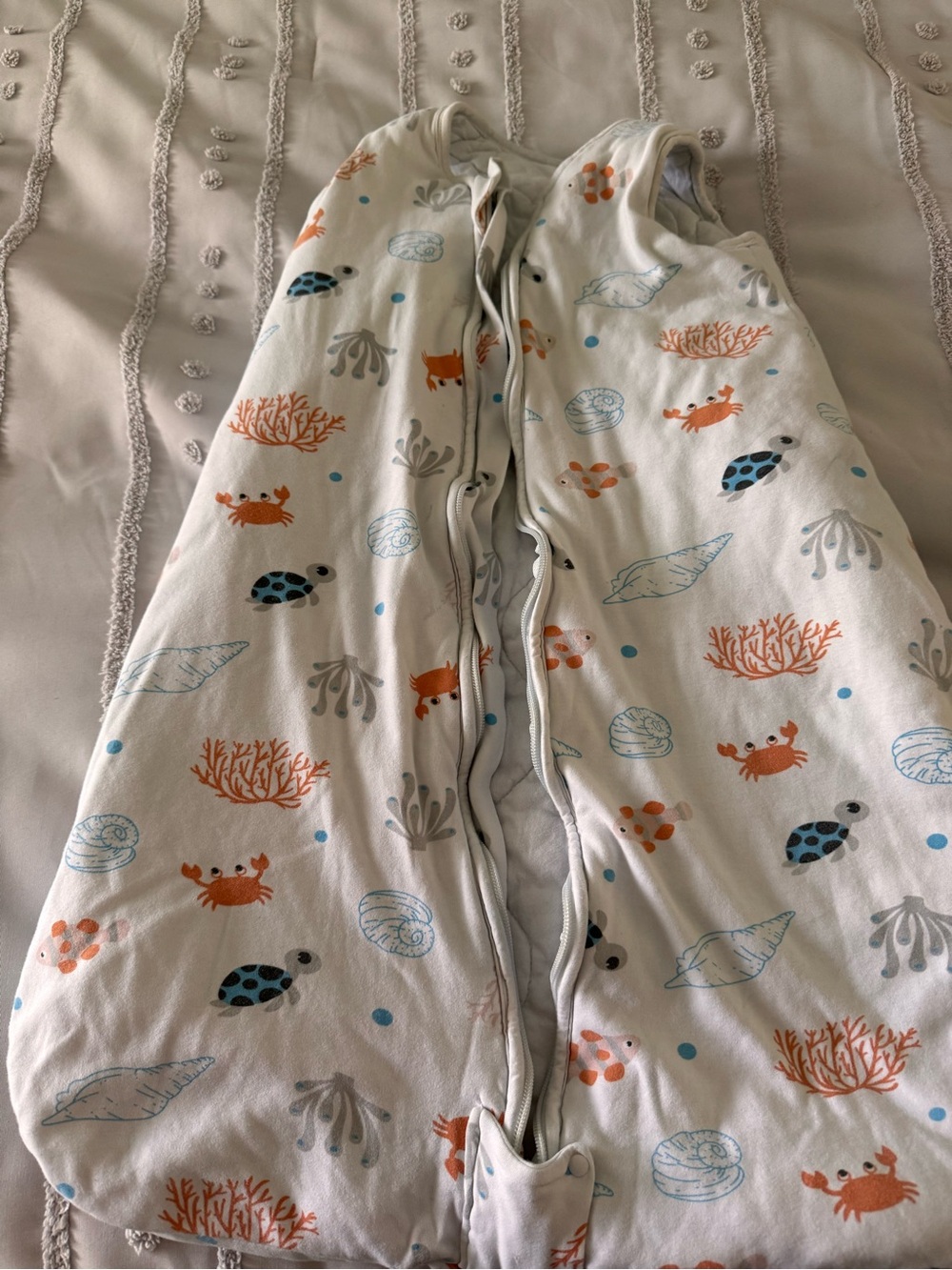Unisex Baby Sleep Sack with Sea Creature Print